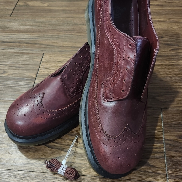 Original dr martens 12332 Size 13 Mens Burgundy Wingtip